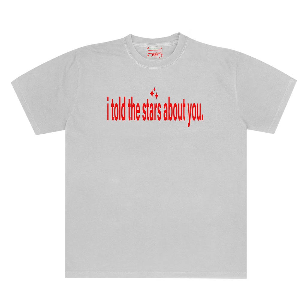 I TOLD THE STARS ABOUT YOU TSHIRT